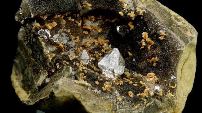 Kwarts diamant in septaria - Ribiers, Provence-Alpen,, Collections, Minéraux & Fossiles