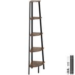 tectake Hoekkast Portland 34x34x158,5cm - Industrieel hout d, Verzenden, Nieuw