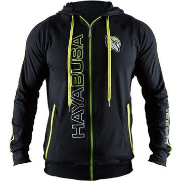 Hayabusa Prime Athletic Hoodie Zwart Neo Groen, Verzenden, Vechtsport