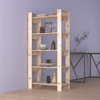 vidaXL Boekenkast/kamerverdeler 80x35x160 cm massief hout, Huis en Inrichting, Verzenden, Nieuw
