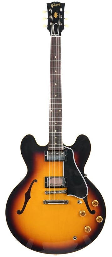 Gibson 1959 ES335 Reissue VOS Vintage Burst, Verzenden