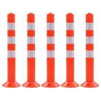 vidaXL Verkeerspalen 75 cm kunststof 5 st, Verzenden, Nieuw