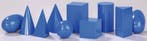 Montessori Geometrische lichamen blauw (zie omschrijving), Verzenden