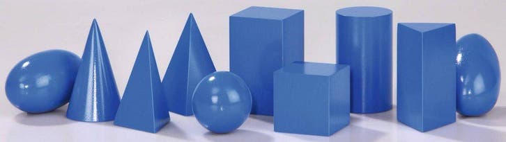 Montessori Geometrische lichamen blauw (zie omschrijving), Boeken, Schoolboeken, Verzenden