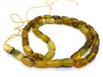 Chapelet islamique à 33+3 perles, forme barillet, ambre