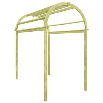 vidaXL Tuinboog 125x150x235 cm geïmpregneerd grenenhout, Verzenden, Nieuw