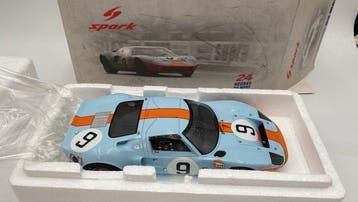 Spark 1:18 - Modelauto - Ford GT40 N.9 Winner le mans 1968, Nieuw