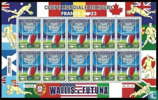Wallis en Futuna - Wereldkampioenschap rugby - 2023, Timbres & Monnaies, Timbres | Océanie, Envoi