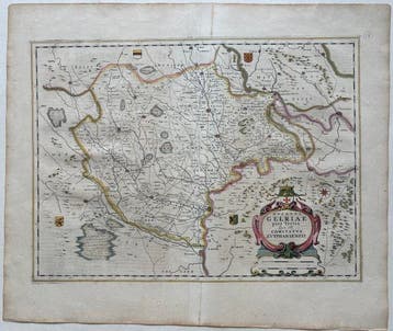 Nederland - Gelderland, Zutphen; J. Janssonius - Ducatus, Nieuw