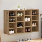 vidaXL Schoenenkast Artisan Eiken 103 x 30 x 67 cm Bewerkt, Verzenden, Nieuw