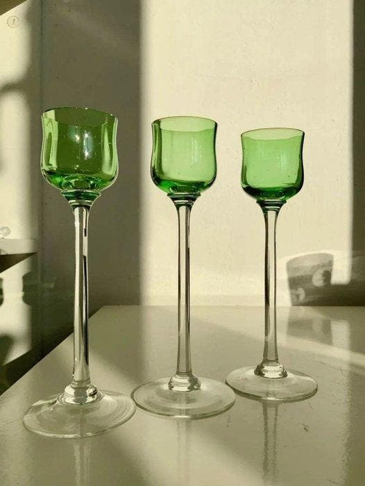 Bakalowits & Söhne - Vaas (3) - Glas, Goud, Antiek en Kunst, Kunst | Designobjecten