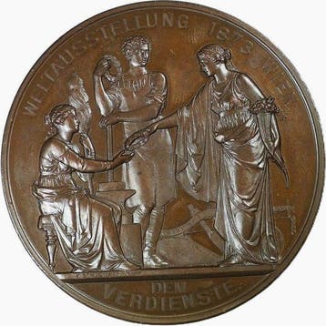Oostenrijk. Franz Joseph I. Large Historical Medal Vienna