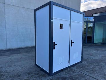 Veiling: Dubbele WC Cabine, Ophalen