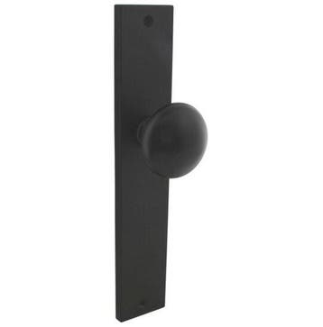 Intersteel Knopschild 245x45mm blind zwart, Doe-het-zelf en Bouw, Ophalen of Verzenden, Nieuw