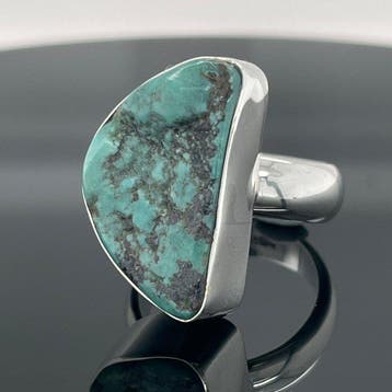 Zilver - Ring - Natuurlijke Turkoois