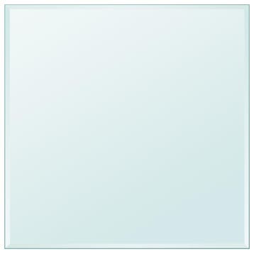 vidaXL Tafelblad van gehard glas 800x800 mm vierkant, Verzenden, Nieuw