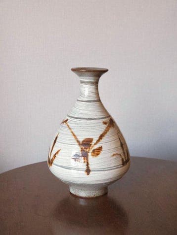 Vaas - Porselein - Japan - Bloempot - Fukuda Takao ()