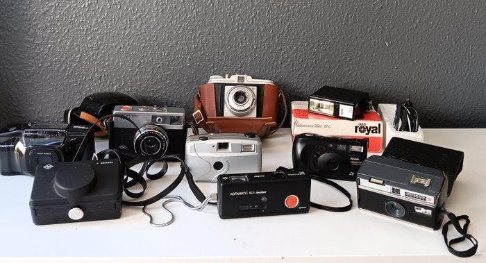 Agfa, Kodak, Voigtländer Vintage Compact & Pocket Film, Audio, Tv en Foto, Fotocamera's Analoog