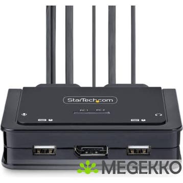 StarTech.com C2-D46-UAC-CBL-KVM KVM-switch Zwart, Verzenden, Nieuw