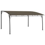 vidaXL Zonneluifel 4x3x2,55 m taupe, Verzenden