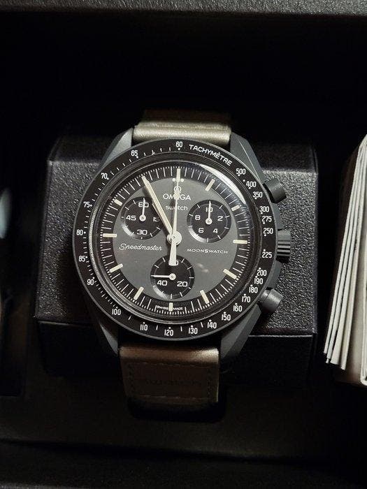 Omega x Swatch - Mission to Mercury - Sans prix de réserve -, Handtassen en Accessoires, Horloges | Heren