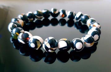 Natuurlijke Baltisch amber mozaïekarmband - unisex - Armband