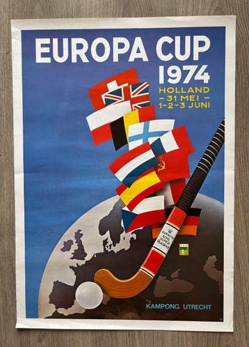 Hockey - Europa Cup 1974 Holland Kampong Utrecht – Manifesto