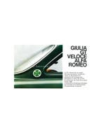 1967 ALFA ROMEO GIULIA GT VELOCE BROCHURE FRANS, Nieuw