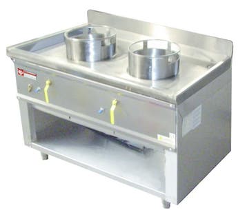 Wokfornuis | 2 Branders | 2x 21.44kW | 1200x630x760(h)mm, Verzenden, Nieuw in verpakking
