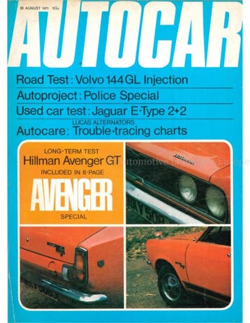 1971 AUTOCAR MAGAZINE 3935 ENGELS