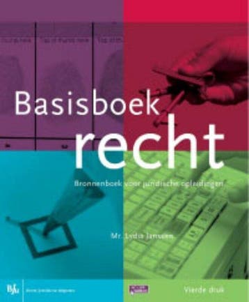 Basisboek recht - Janssen, Verzenden, Nieuw