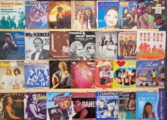 Great Dutch Artists - Diverse artiesten - 60 x 7 singles, Cd's en Dvd's, Vinyl Singles