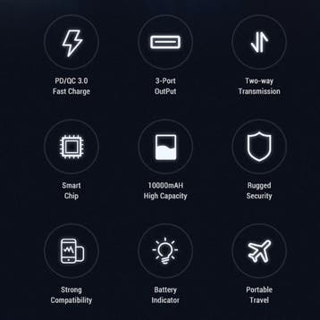 10.000mAh Externe Powerbank Noodaccu Batterij Oplader, Verzenden