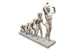 Statue, Evolution of Mankind Art Statue - 26 cm - Résine -