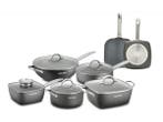 Veiling - Swiss Pro 12-delige Pannenset Grijs - Aluminium