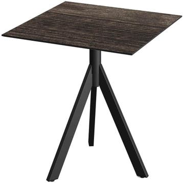 Inklapbare Tafel | INFINITY | HPL/RVS | Houtlook Blad |, Verzenden
