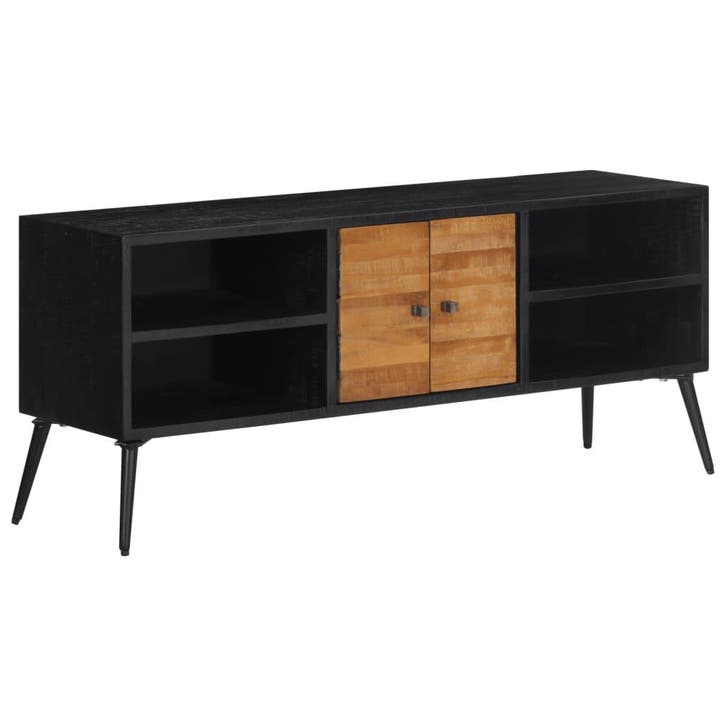 vidaXL Tv-meubel 112x31x45 cm massief gerecycled teakhout, Huis en Inrichting, Kasten |Televisiemeubels, Nieuw, Verzenden