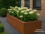 Cortenstaal plantenbak - bloembak rechthoek - diverse maten, 100 cm of meer, Verzenden, Nieuw, Balkon