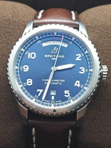 Breitling - Navitimer Aviator 8 Day Date - A45330 - Unisexe, Handtassen en Accessoires, Horloges | Heren, Nieuw