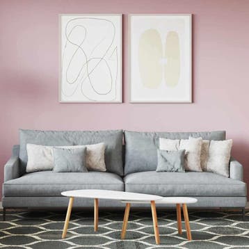 vidaXL Muurverf Roze 2,5 L Wandprint, Doe-het-zelf en Bouw, Verzenden, Nieuw