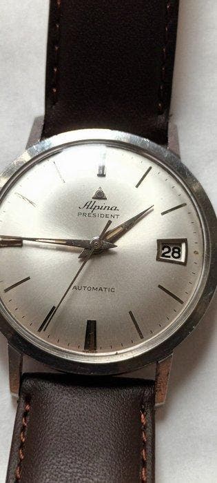 Alpina - President Automatic - oryginal - stainles stel -, Nieuw