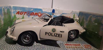 Bburago 1:18 - Modelauto - PORSCHE 356 - politie, Nieuw