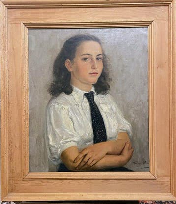 Mairice Sieron (1879-1970) - Ritratto di ragazza