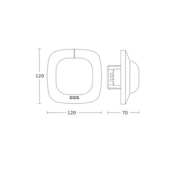 Steinel Aanwezigheidsmelder IR Quattro HD COM1 AP, Verzenden