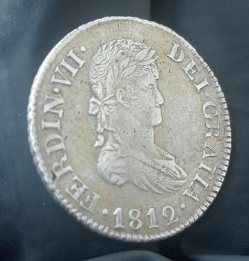 Spanje. Fernando VII. 2 Reales 1812 Mallorca SF Busto