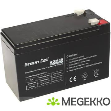 Green Cell AGM05 UPS-accu Sealed Lead Acid (VRLA) 12 V 7,2, Computers en Software, Noodvoedingen (UPS), Verzenden, Nieuw