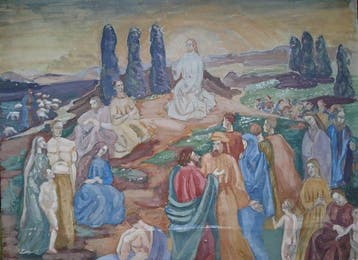 Omgeving van Maurice Denis en Les Nabis (XIX) - Religieuze, Antiquités & Art