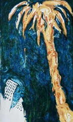 Mario Schifano (1934-1998) -  PALMA DORATA