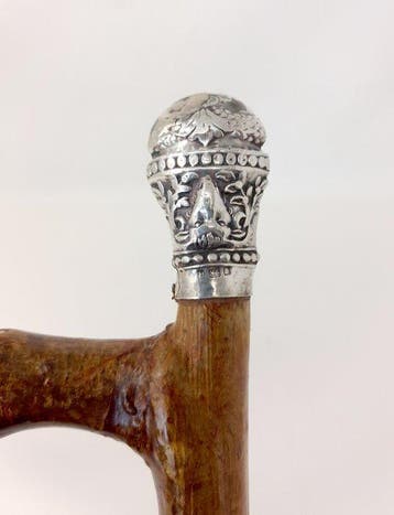 William Beatson & Sons, Sheffield Canne de marche - Argent, Antiquités & Art