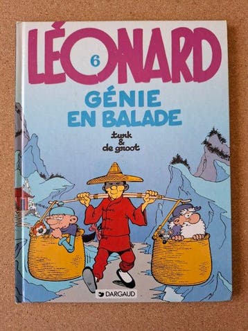 Léonard T6 + dédicace - C - 1 Album - Réédition - 1996, Nieuw
